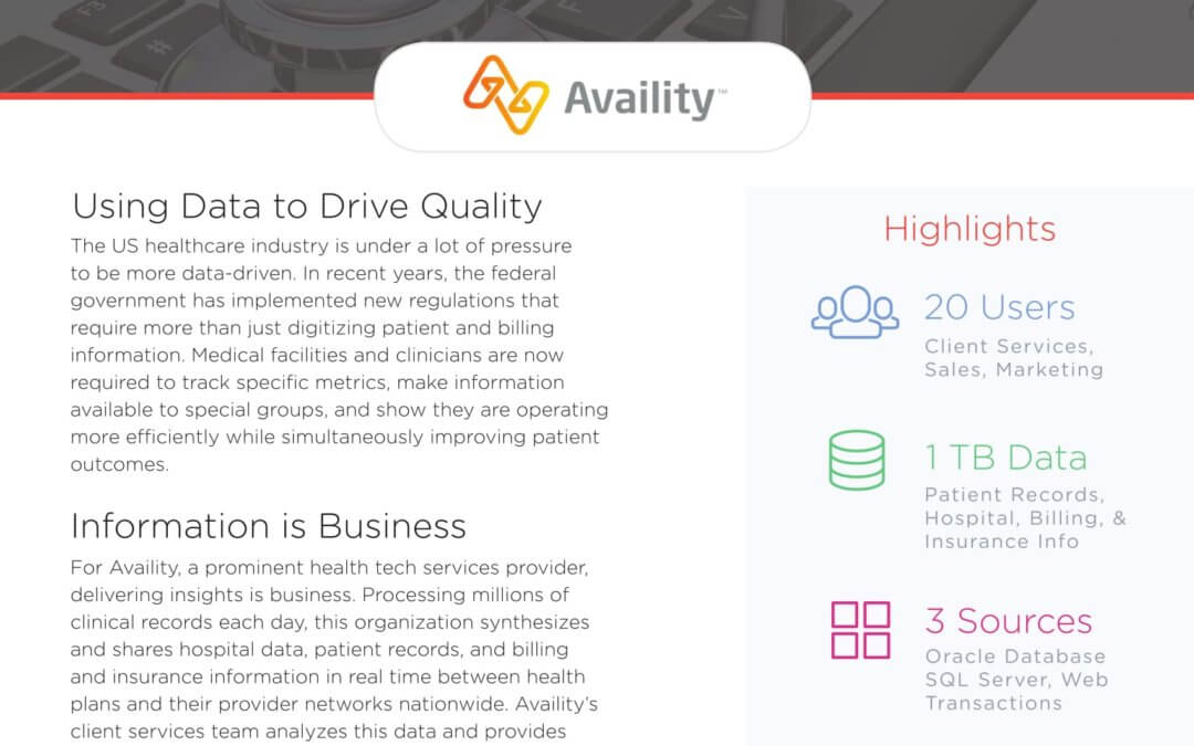 ThoughtSpot – Improving Patient Care with Instant Visibility into Health Claims Data